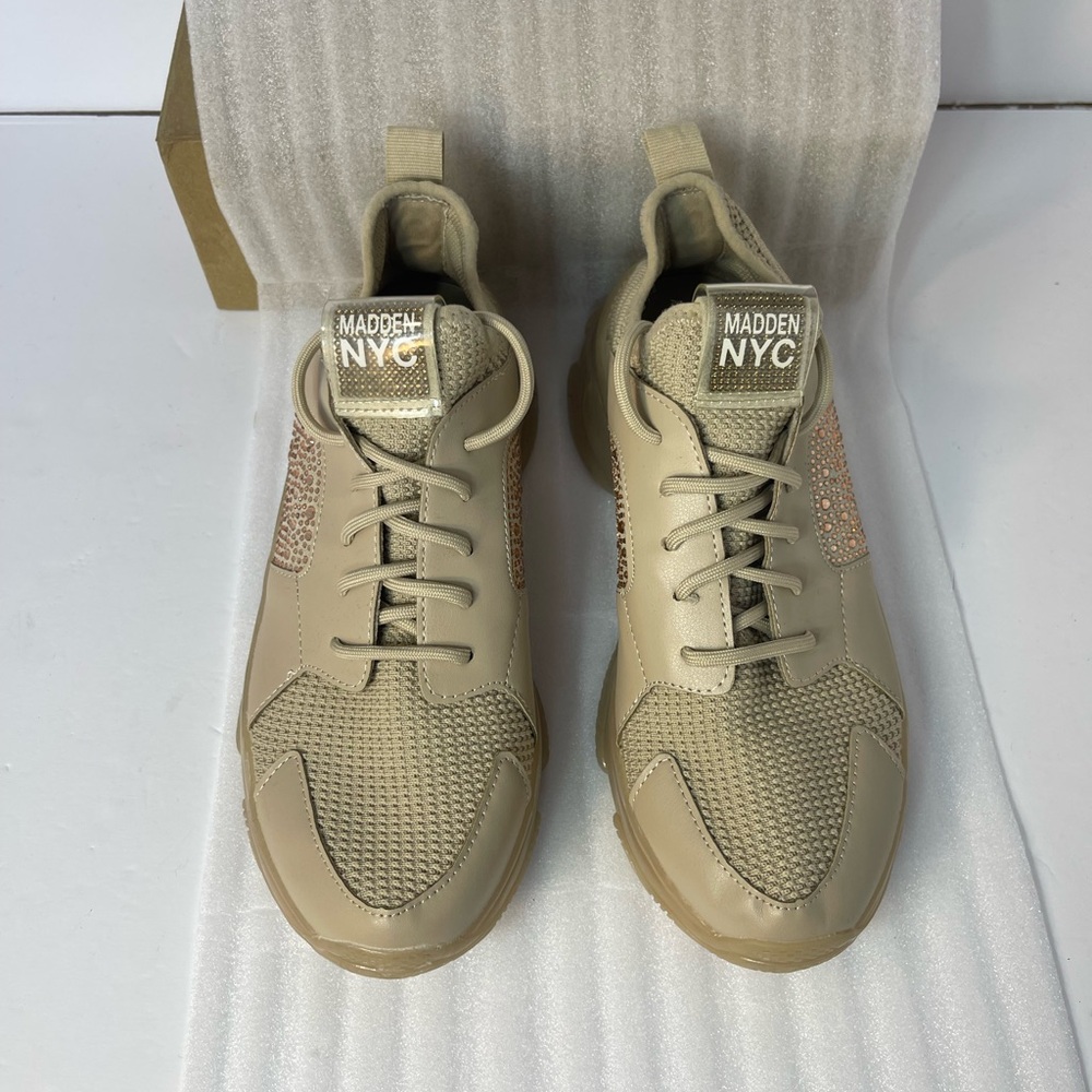 Steve Madden Beige Athletic Shoes